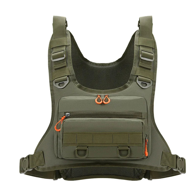 Tactical Chest Rig Vest Bag – Outdoor Fishing, Running & Cycling Pack