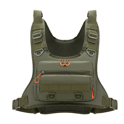 Tactical Chest Rig Vest Bag – Outdoor Fishing, Running & Cycling Pack