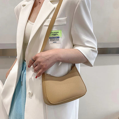 PU Leather Underarm Shoulder Bag for Women