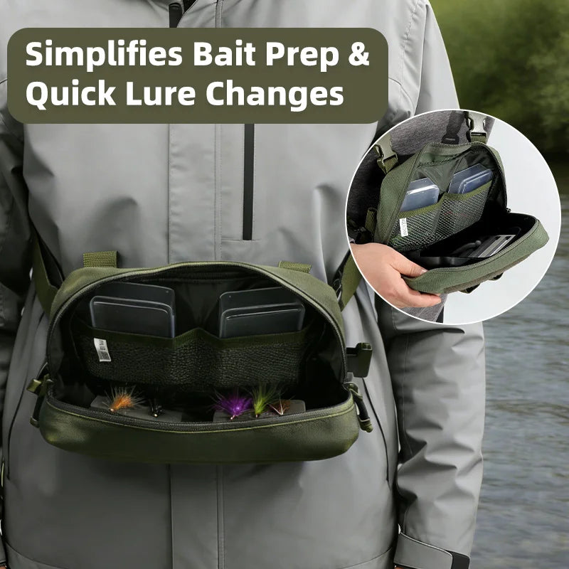 Tactical Chest Rig Bag – Fishing Lure & Outdoor Hiking Vest Pack