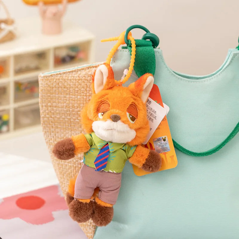 Zootopia Plush Keychain Doll – Cute Bag Charm Pendant