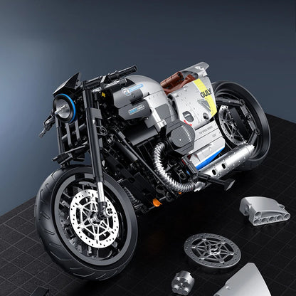 RaceForge Top Speed MOC Motorcycle Building Blocks 1:8 Scale