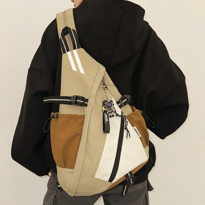 Men's Crossbody Sling Bag – Multi-Functional Sports Chest Pack