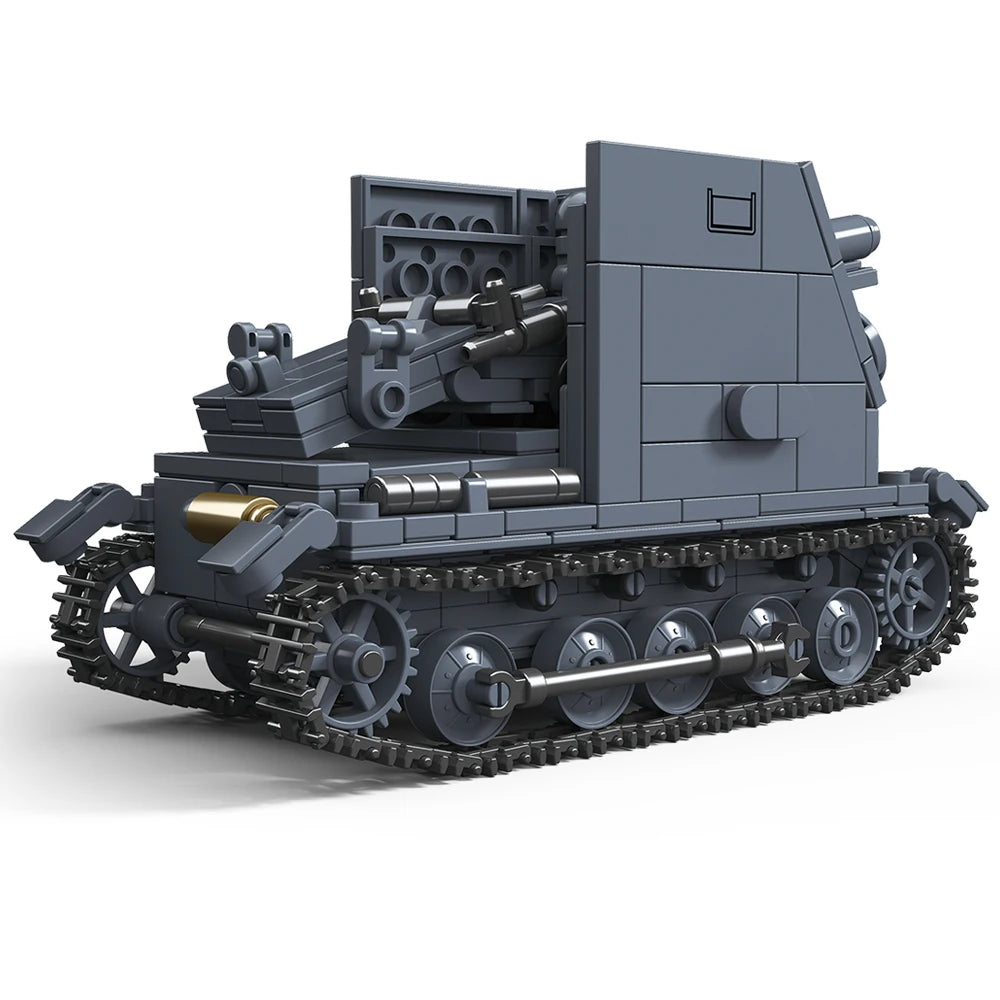 Military Tank Building Blocks Set – M3A1 WWII Battle Tank