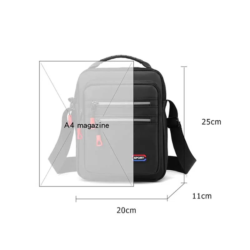 Men's Crossbody Bag – Business Shoulder & Messenger Bag