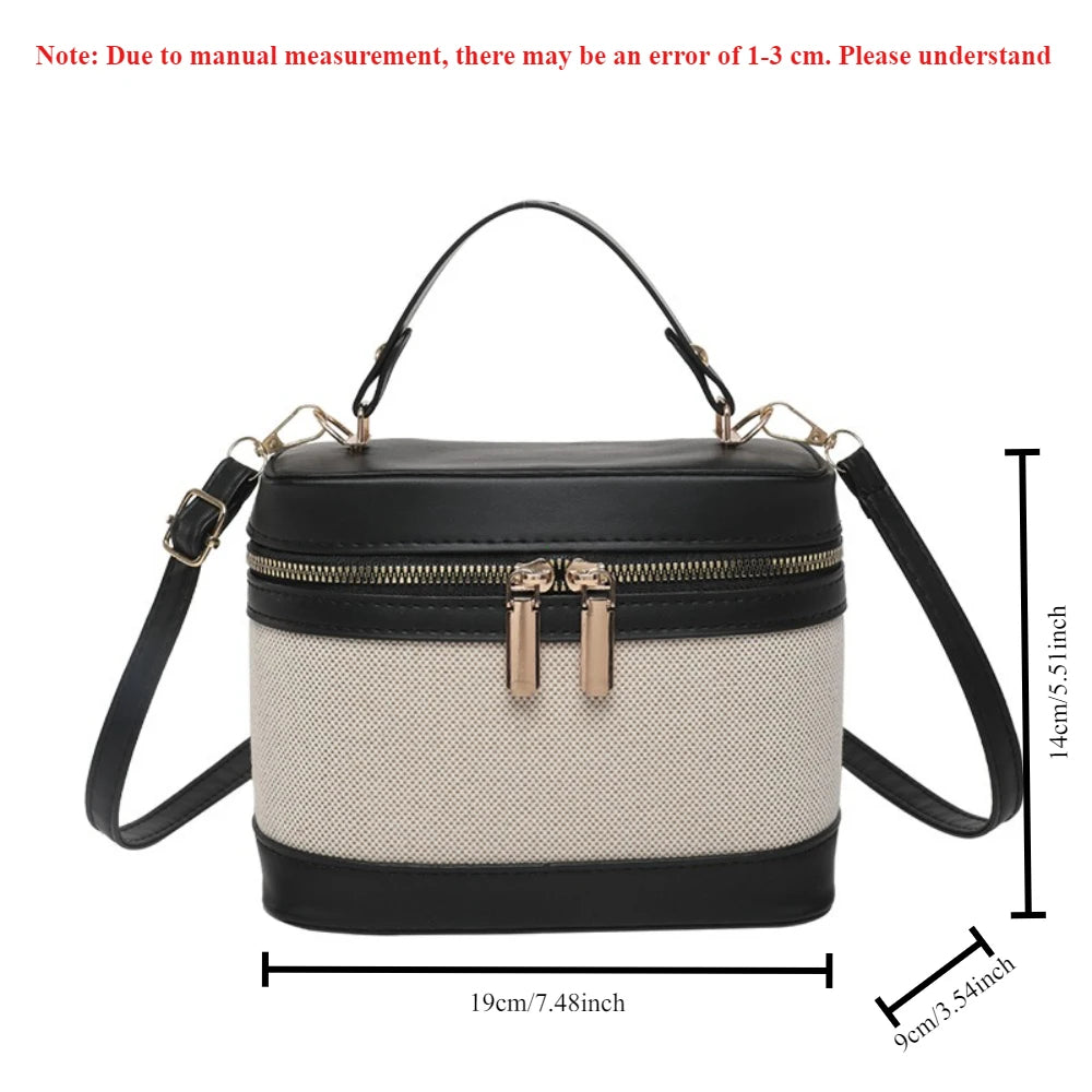 Leopard Print Bucket Bag – Women's Crossbody Shoulder Bag