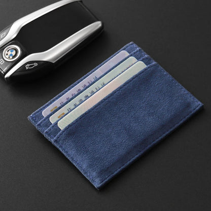Hand-Woven Genuine Leather Card Holder Wallet for Men