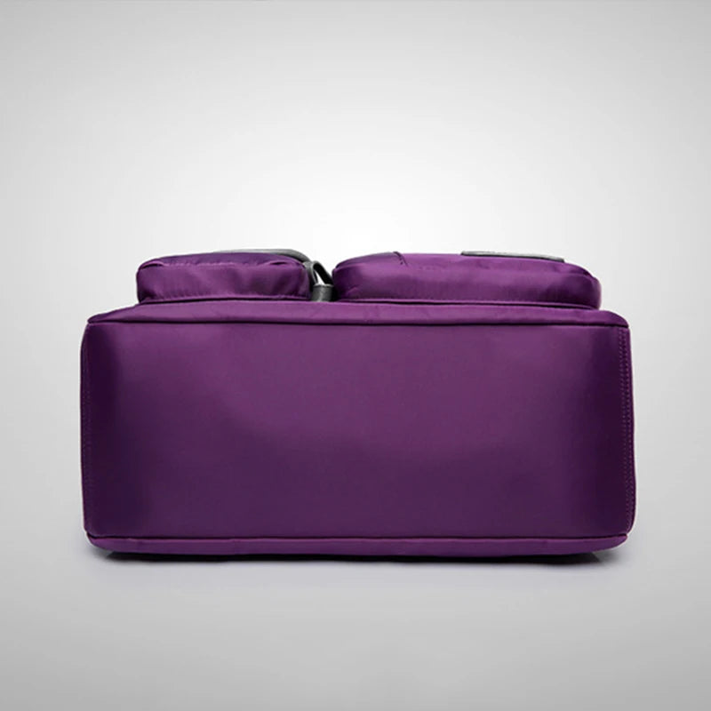 Women's Multifunctional Waterproof Nylon Handbag – Large Capacity Crossbody