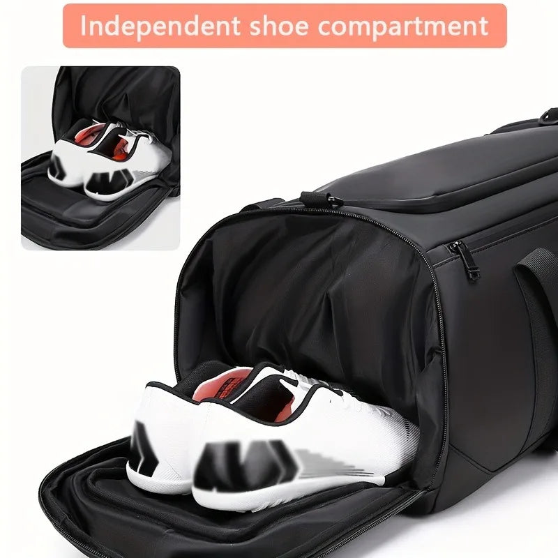 Oxford Duffel Bag Large Capacity Sports & Travel Gym Bag with Shoe Compartment