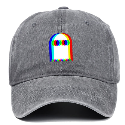 Colorful Ghost Print Baseball Cap – Adjustable Unisex Hat