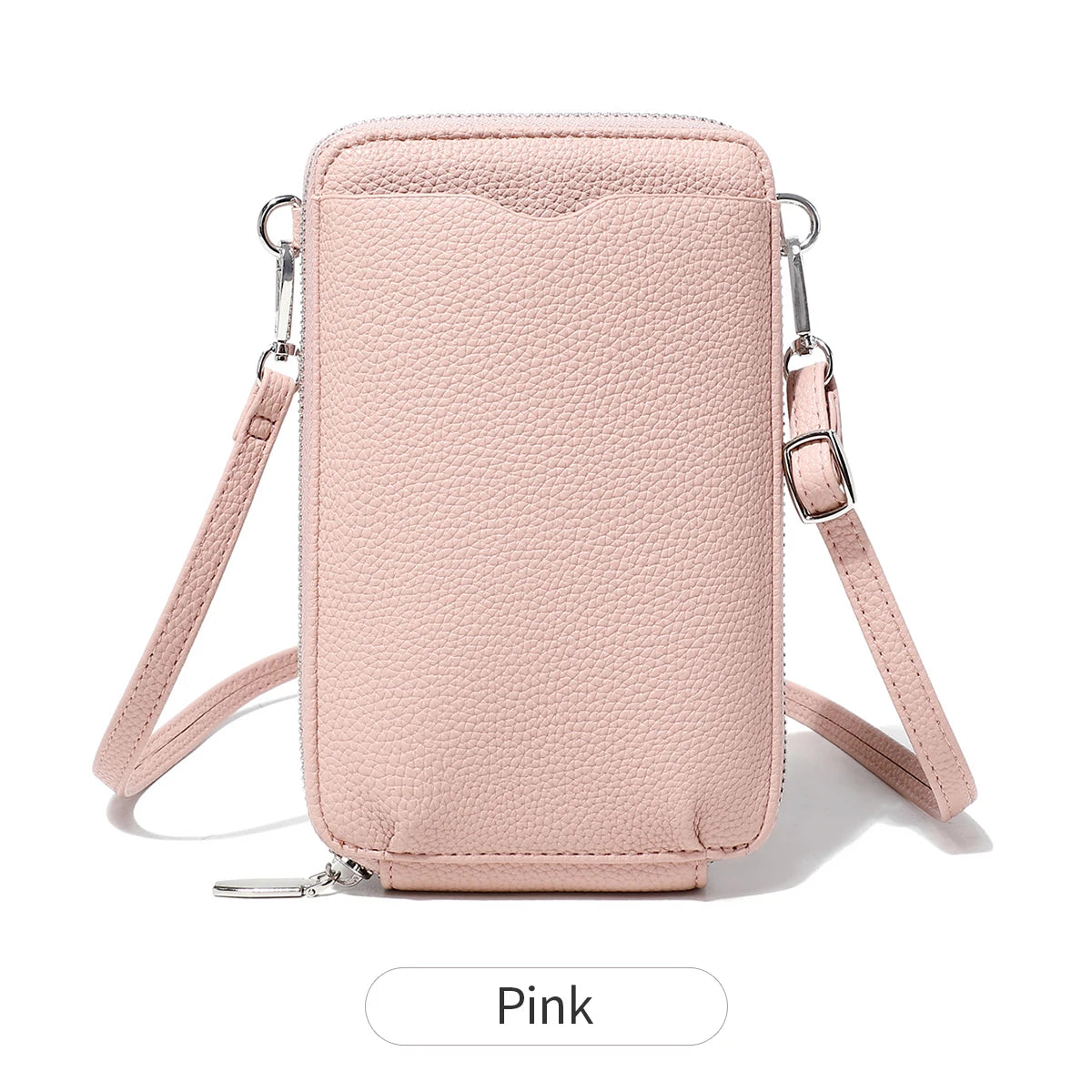 Women's Crossbody Phone Bag & Wallet – PU Leather Shoulder Purse