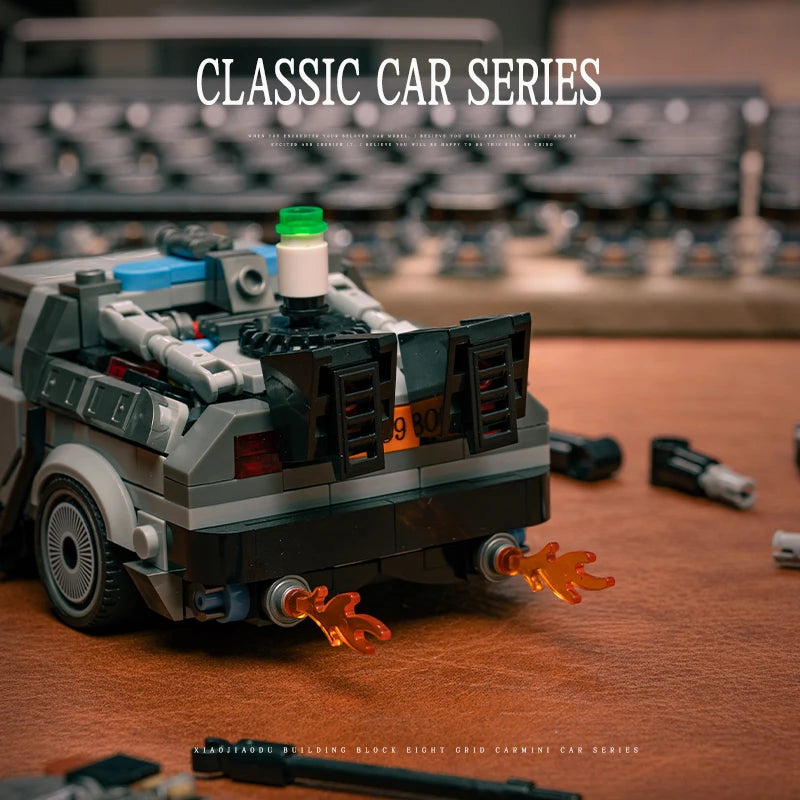Back to the Future DeLorean Building Blocks – MOC 3-in-1 Car Model