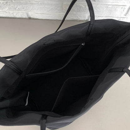Nylon Bucket Bag for Women – Soft Shoulder Tote Handbag