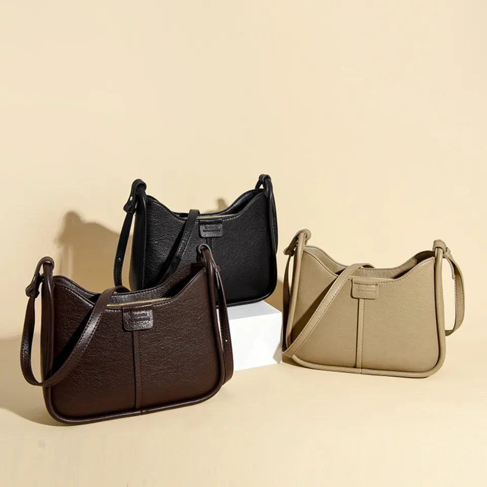 Leather Crossbody Bag for Women – Designer Shoulder Messenger
