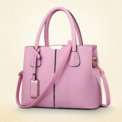 Large Women's Tote Bag – Structured Square Shoulder Handbag