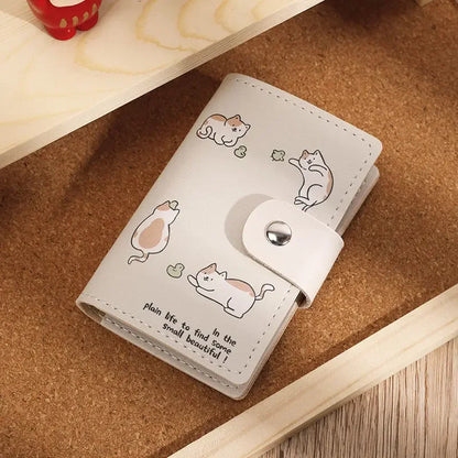 Cute Cartoon Card Holder Wallet – Anti-Theft ID & Credit Card Case
