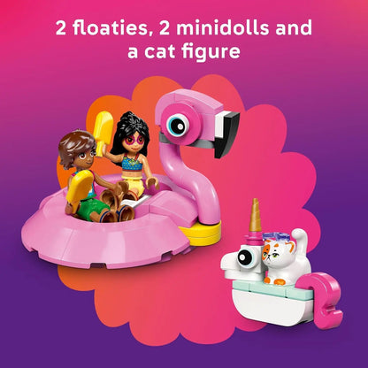 LEGO Friends 42658 Unicorn & Flamingo Pool Party Building Set