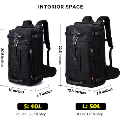 Waterproof Travel Backpack 50L – Men's Hiking & Outdoor Rucksack
