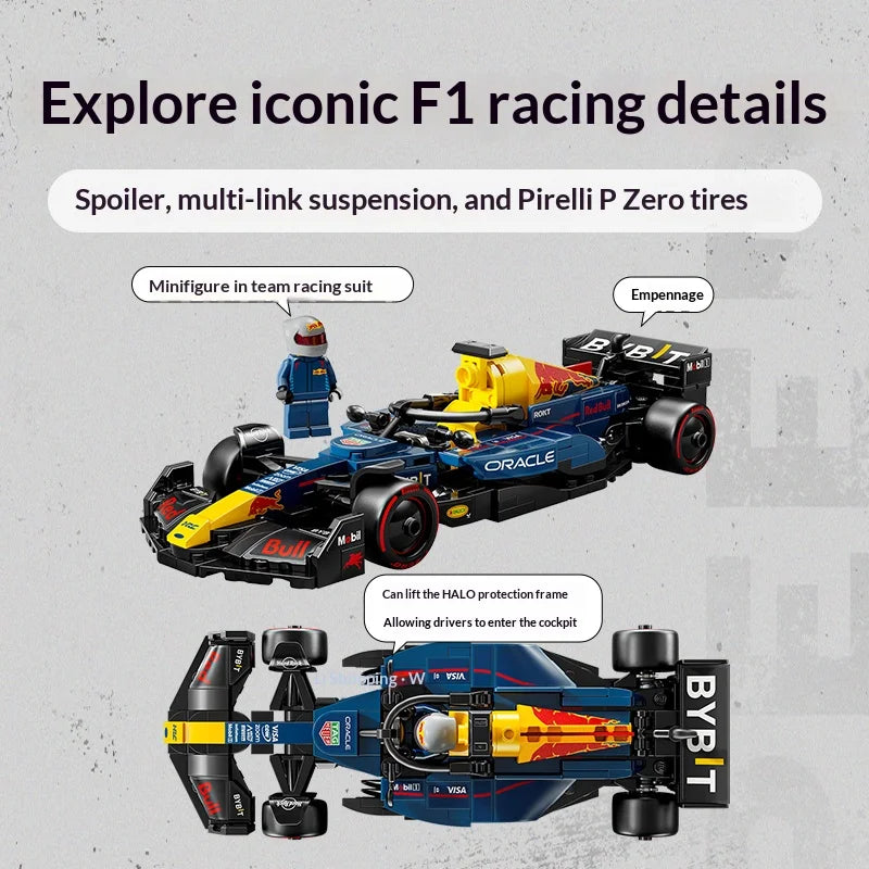 LEGO 77243 Red Bull RB20 F1 Race Car Building Set