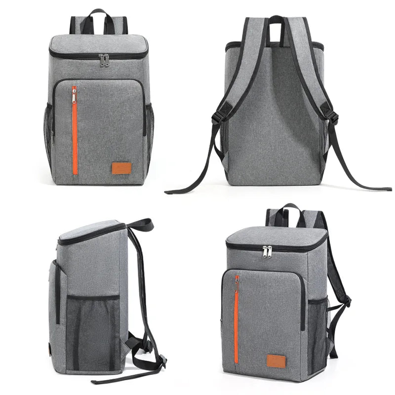 Insulated Cooler Backpack 18L Waterproof Thermal Lunch Bag