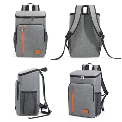 Insulated Cooler Backpack 18L Waterproof Thermal Lunch Bag