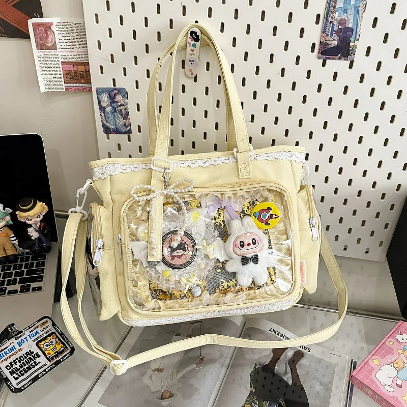 Transparent Ita Bag – Kawaii Crossbody Shoulder Tote