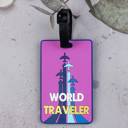 Silicone Luggage Tag – Colorful PVC Travel Bag ID Holder