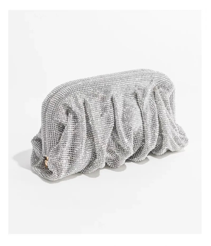 Crystal Evening Clutch Bag – Women's Diamond Party Purse