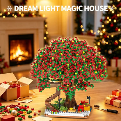 Christmas Tree House Building Blocks Set – 2150 Piece MOC