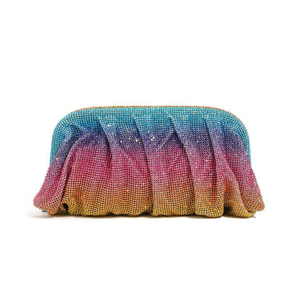 Crystal Evening Clutch Bag – Women's Diamond Party Purse