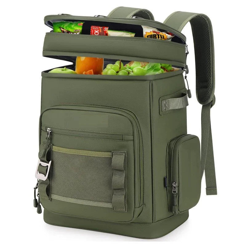 30L Insulated Cooler Backpack – Waterproof Leak-Proof Rucksack