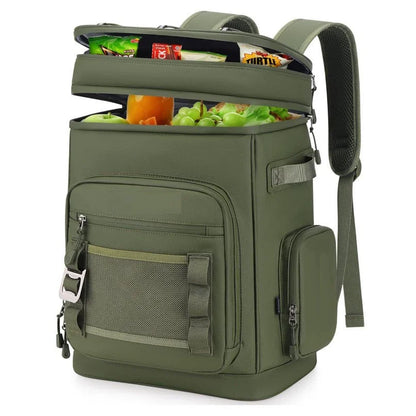 30L Insulated Cooler Backpack – Waterproof Leak-Proof Rucksack