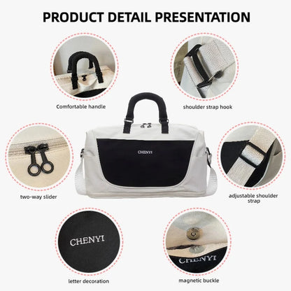 Large Capacity Gym & Travel Duffel Bag with Shoulder Strap
