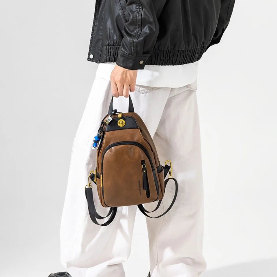 PU Leather Crossbody Sling Bag for Women & Men