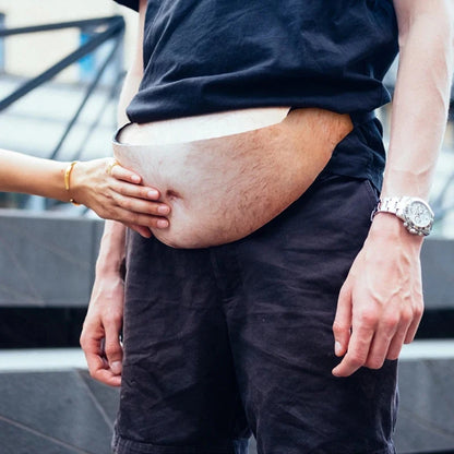 Dad Bod Belly Fanny Pack – Funny Novelty Beer Belly Waist Bag