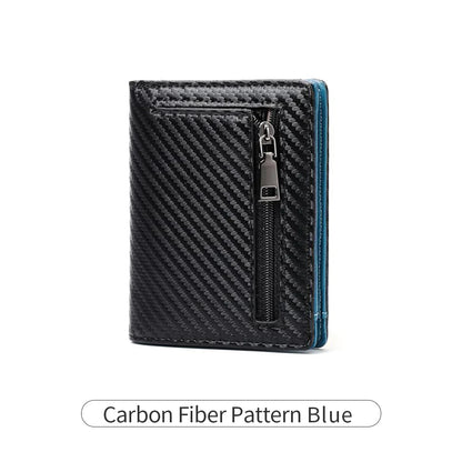 RFID Blocking Carbon Fiber Bifold Wallet for Men