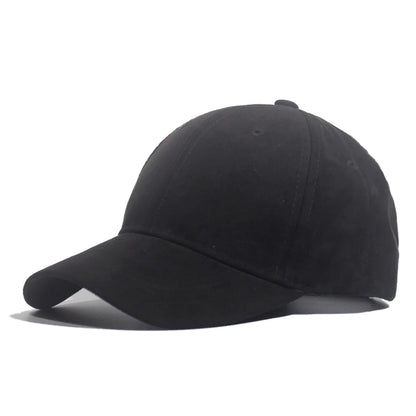 Suede Baseball Cap – Unisex Retro Snapback Hat for Men & Women