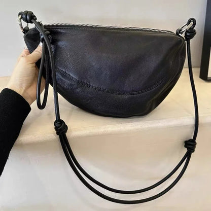 Crescent Shoulder Bag for Women – Retro Luxury Underarm Handbag