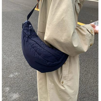 Lightweight Hobo Crossbody Bag – Casual Puffy Shoulder Bag