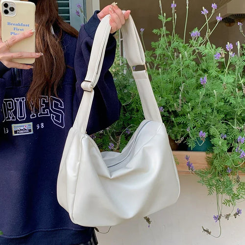 Large Capacity PU Leather Crossbody Bag for Women