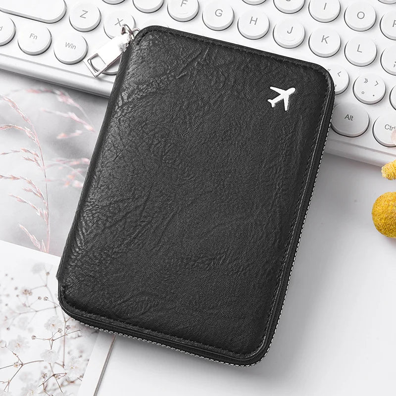 RFID Blocking Passport Wallet & Travel Document Holder