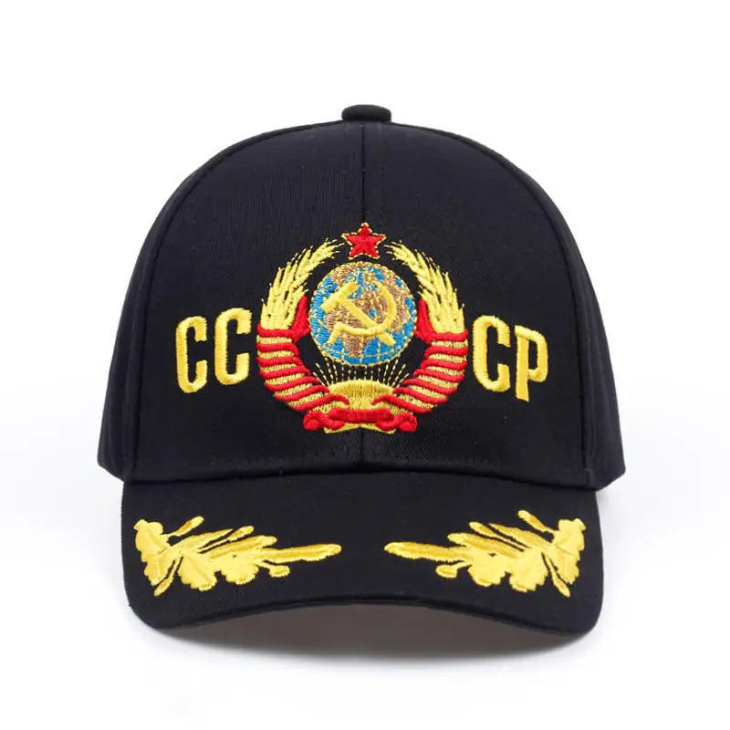 CCCP USSR Baseball Cap – Russian Emblem Embroidery Snapback