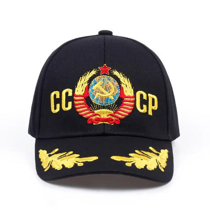 CCCP USSR Baseball Cap – Russian Emblem Embroidery Snapback