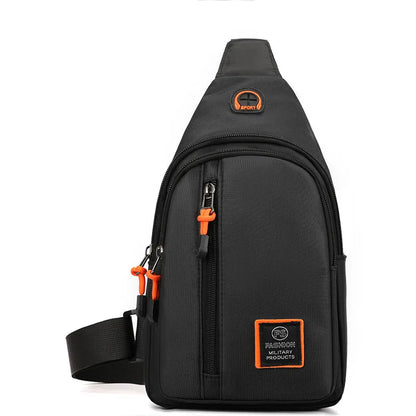 Men's Waterproof Oxford Crossbody Bag – Sports & Travel Chest Pouch