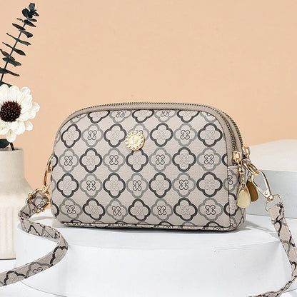 Dual Zipper Crossbody Bag – Trendy NVSHI Shoulder Bag