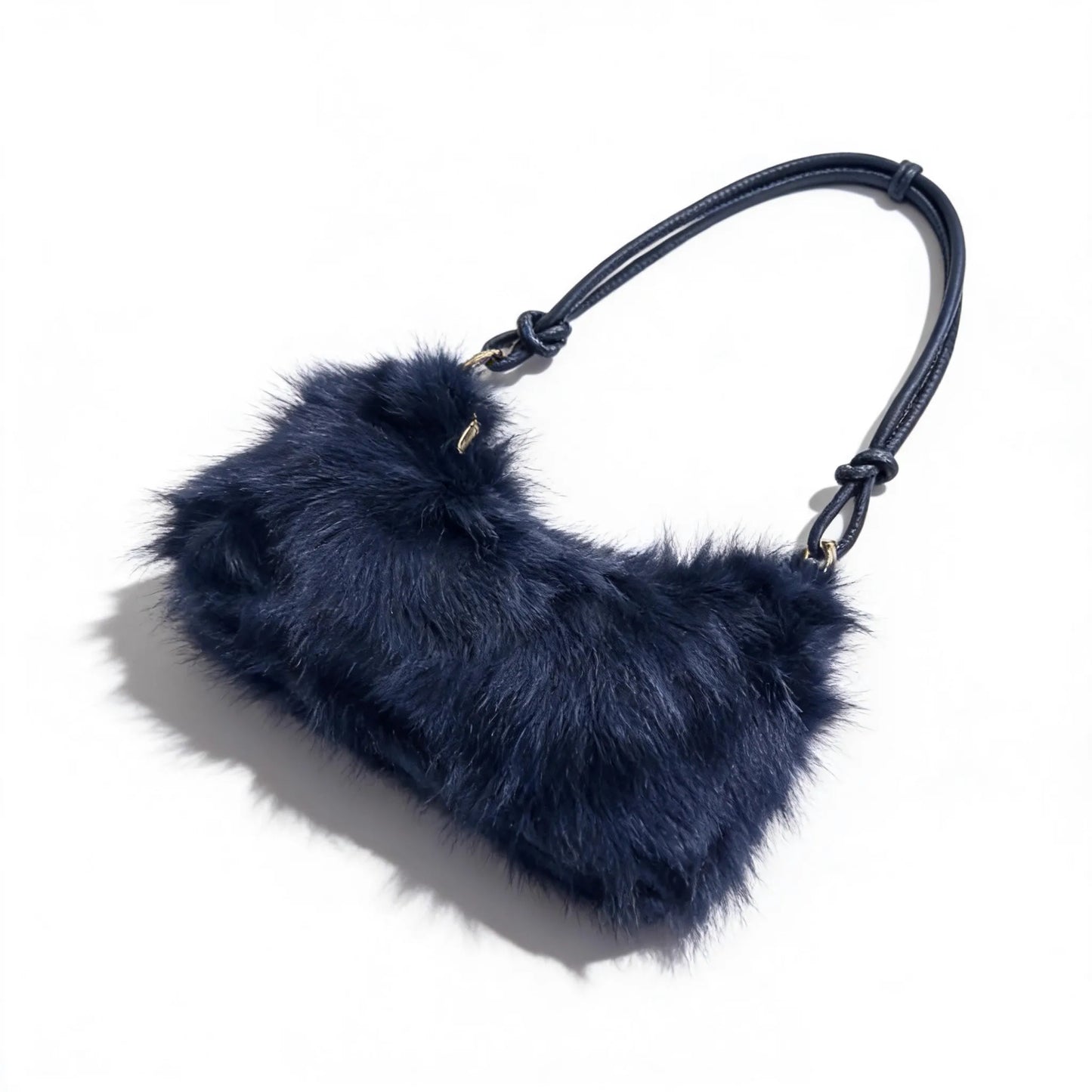 Luxury Europe America Women Real Fox Fur Bag Messenger Chain Shoulder Ladies Tote Handbag Crossbody