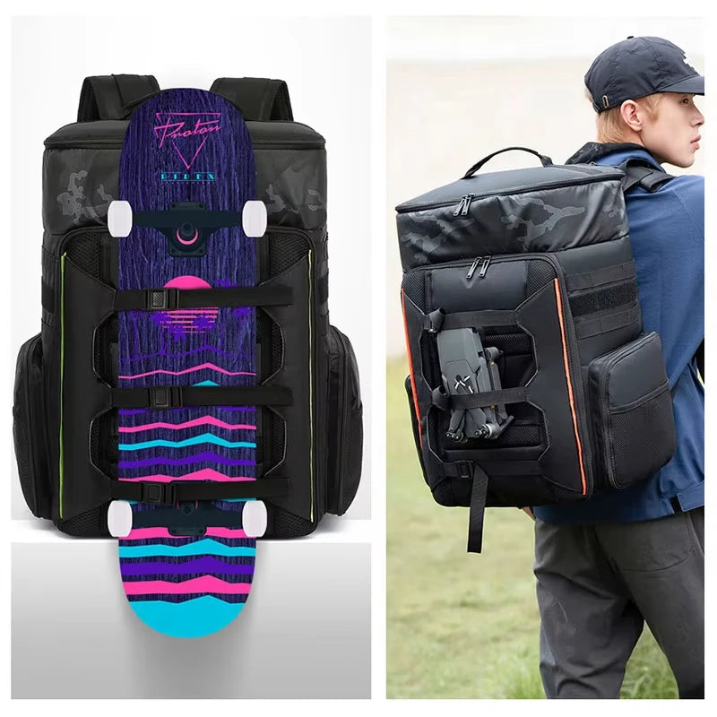 FPV Drone Backpack – 40L UAV Camera Travel Bag with Laptop Compartment