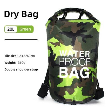 Waterproof Dry Bag – 5L 10L 15L 20L 30L for Kayaking & Outdoor