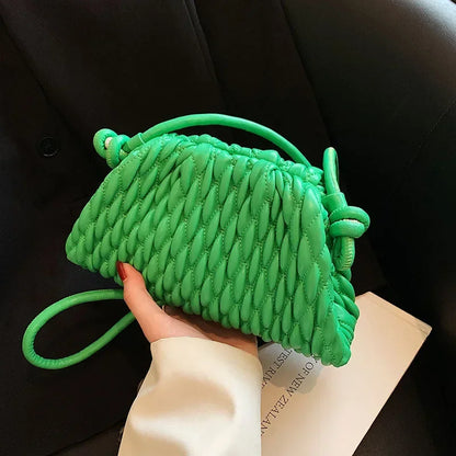 Women's Quilted Crossbody Bag – Designer Clutch Purse