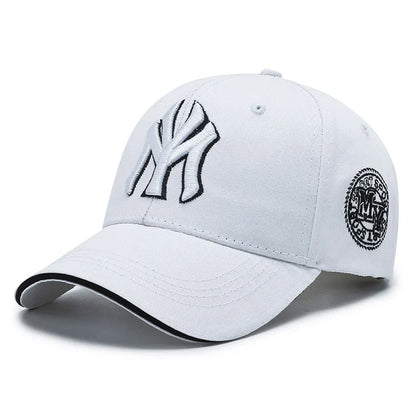 NY Embroidery Baseball Cap – Unisex Cotton Snapback Hat
